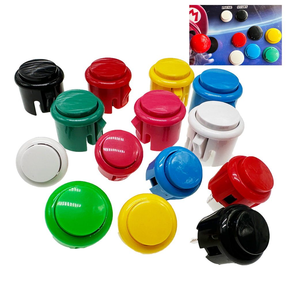 Arcade Wangan Midnight - 12pcs Copy Sanwa Buttons 30mm 24mm