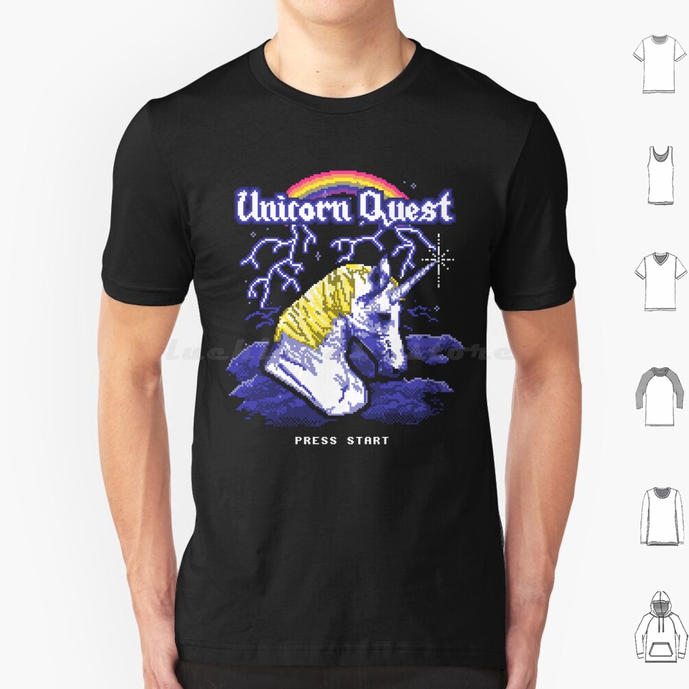 Arcade Quest - Unicorn Quest T Shirt Big Size