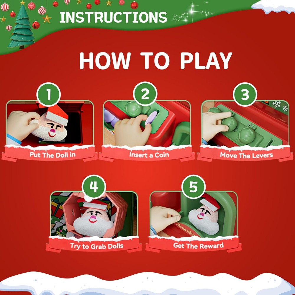 Christmas Claw Machine For Kid - đánh giá và giá Arcade Games And Vending