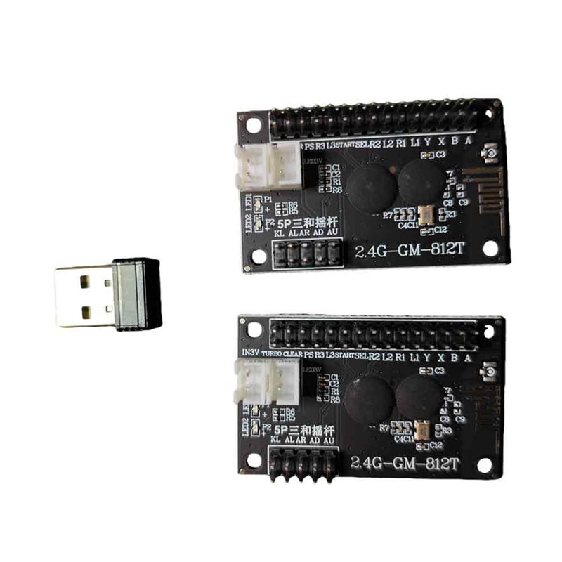 A99E-2.4G Wireless 2 Players F - đánh giá và giá Joystick Arcade Parts
