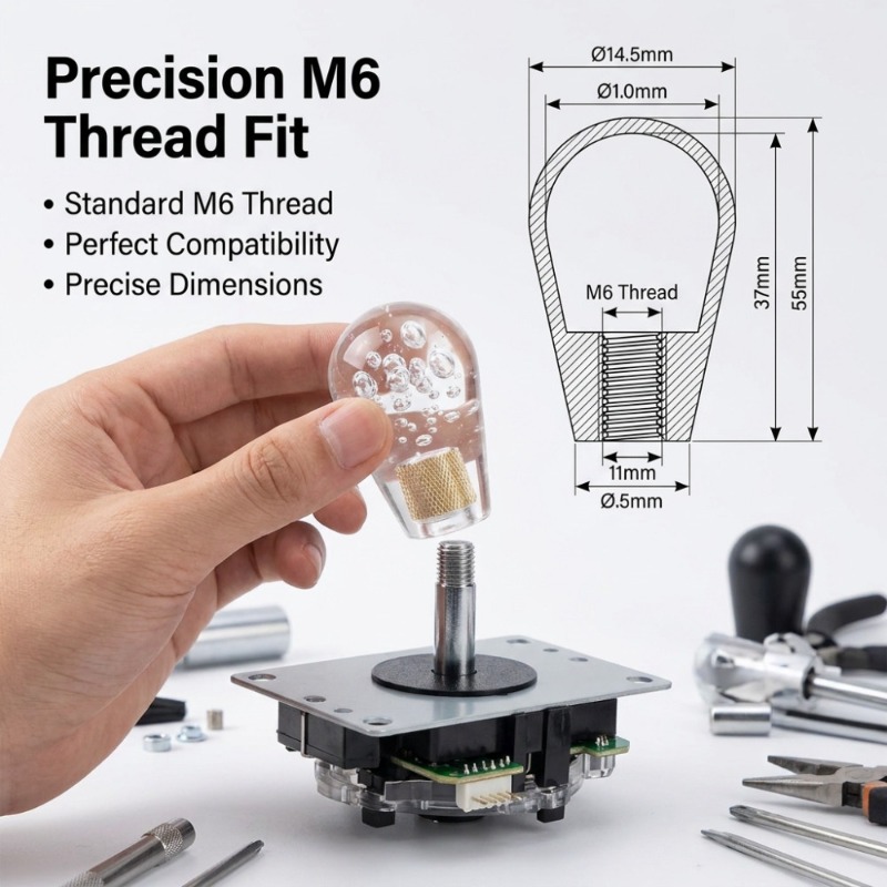 1 PCS M6 Joystick  American Ba - đánh giá và giá Joystick Arcade Parts