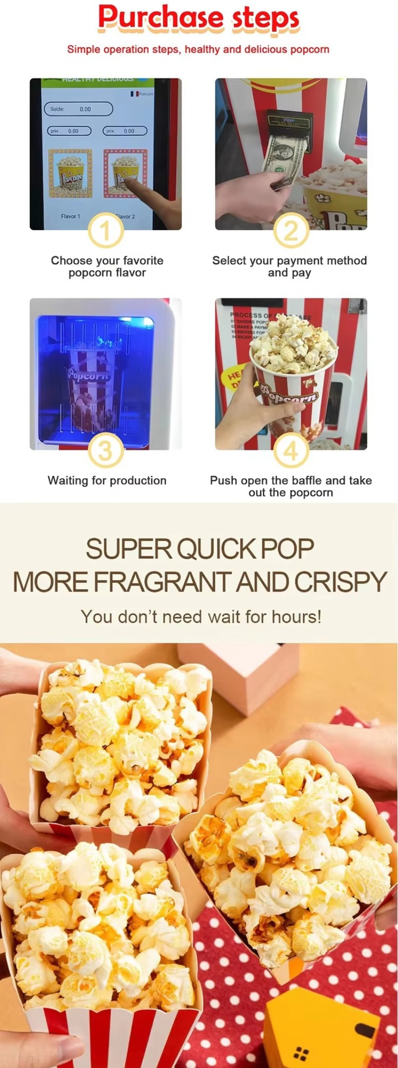 Popcorn Vending Machine Commer - đánh giá và giá Popcorn Vending Machine