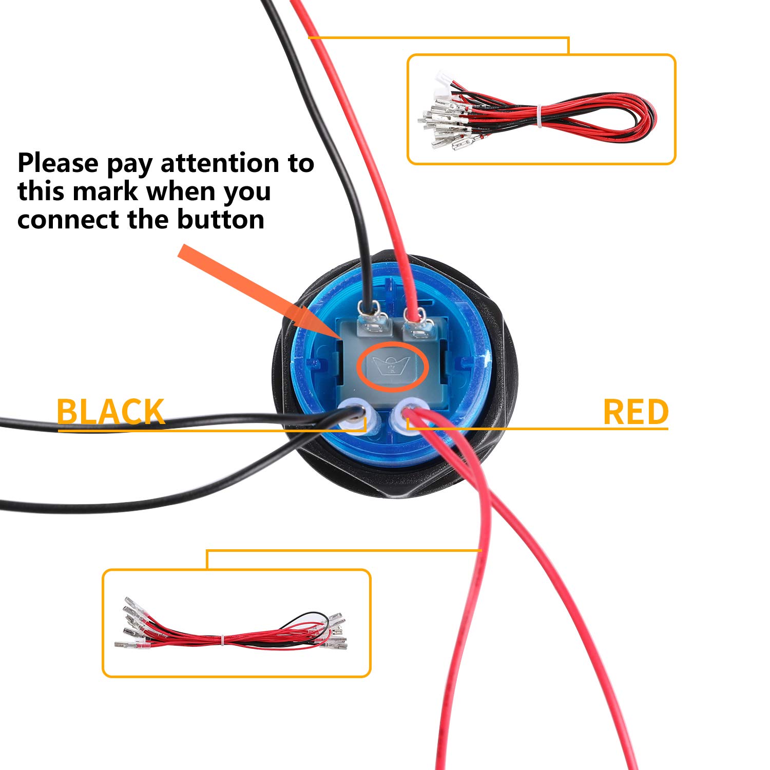 1 Bag/50 Pcs Arcade LED Button - đánh giá và giá Arcade Wangan Midnight