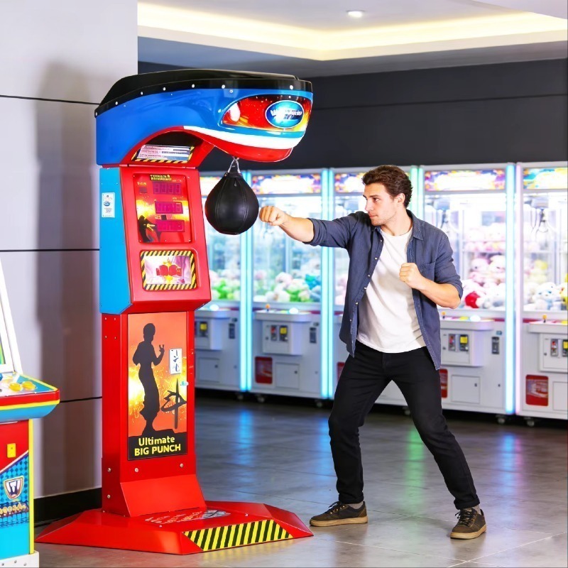 Commercial Punching Machine Bi - đánh giá và giá Boxing Machine Arcade
