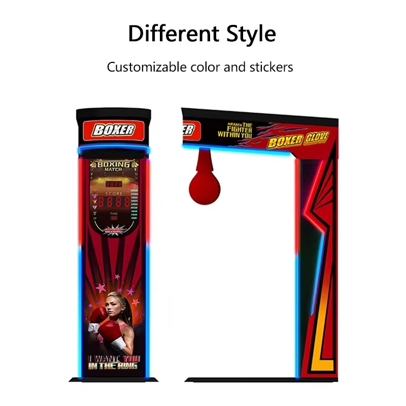 Street Amusement Coin Operated - đánh giá và giá Boxing Machine Arcade