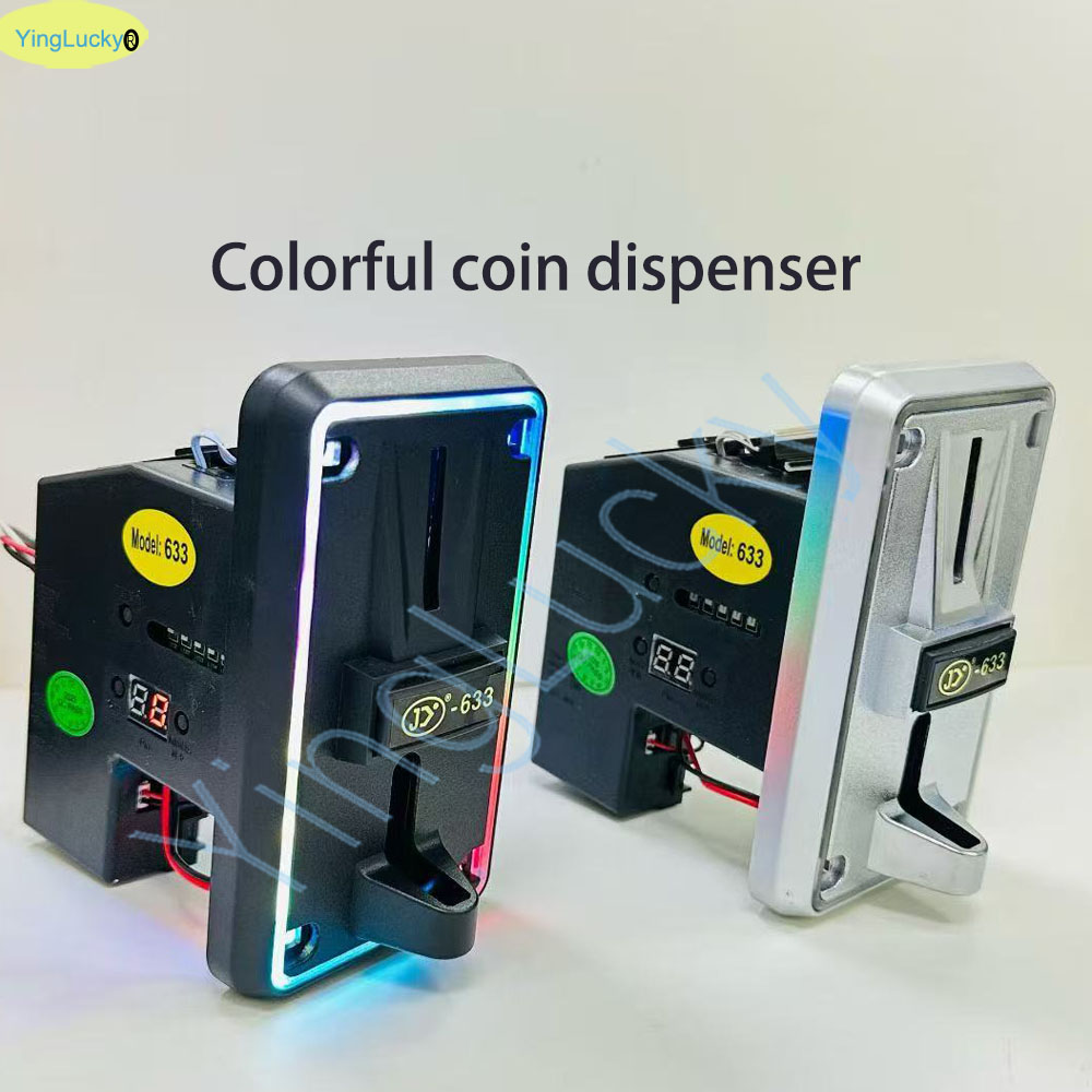 Colorful LED Multi Coin Accept - đánh giá và giá Arcade Vending & Laundry Revenue