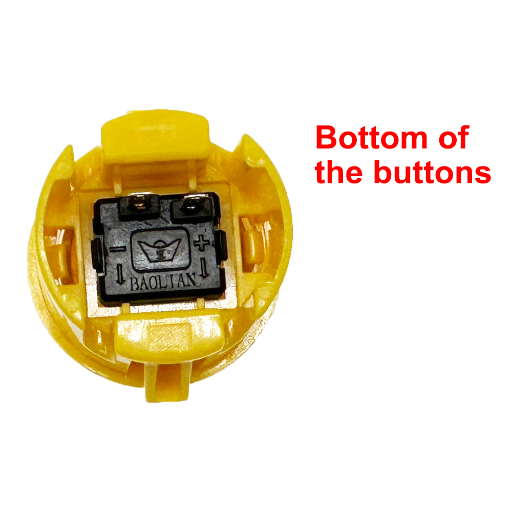 12pcs Copy Sanwa Buttons 30mm  - đánh giá và giá Arcade Wangan Midnight