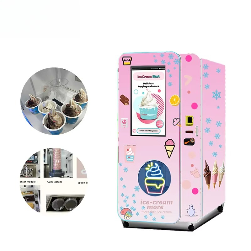 Customized Soft Ice Cream Vend - đánh giá và giá Popcorn Vending Machine