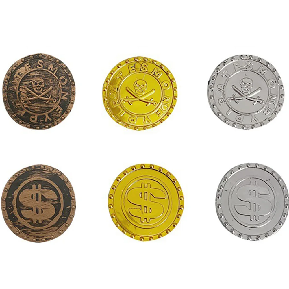 100/200PCS Plastic Pirate Gold - đánh giá và giá Arcade Game Coin