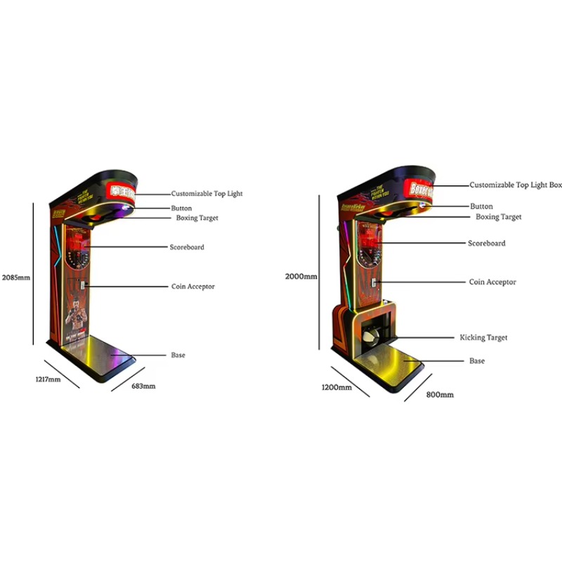 Waterproof Street Boxing Kick  - đánh giá và giá Boxing Machine Arcade