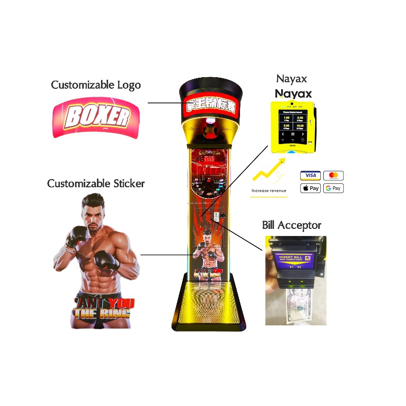 Waterproof Street Boxing Kick  - đánh giá và giá Boxing Machine Arcade
