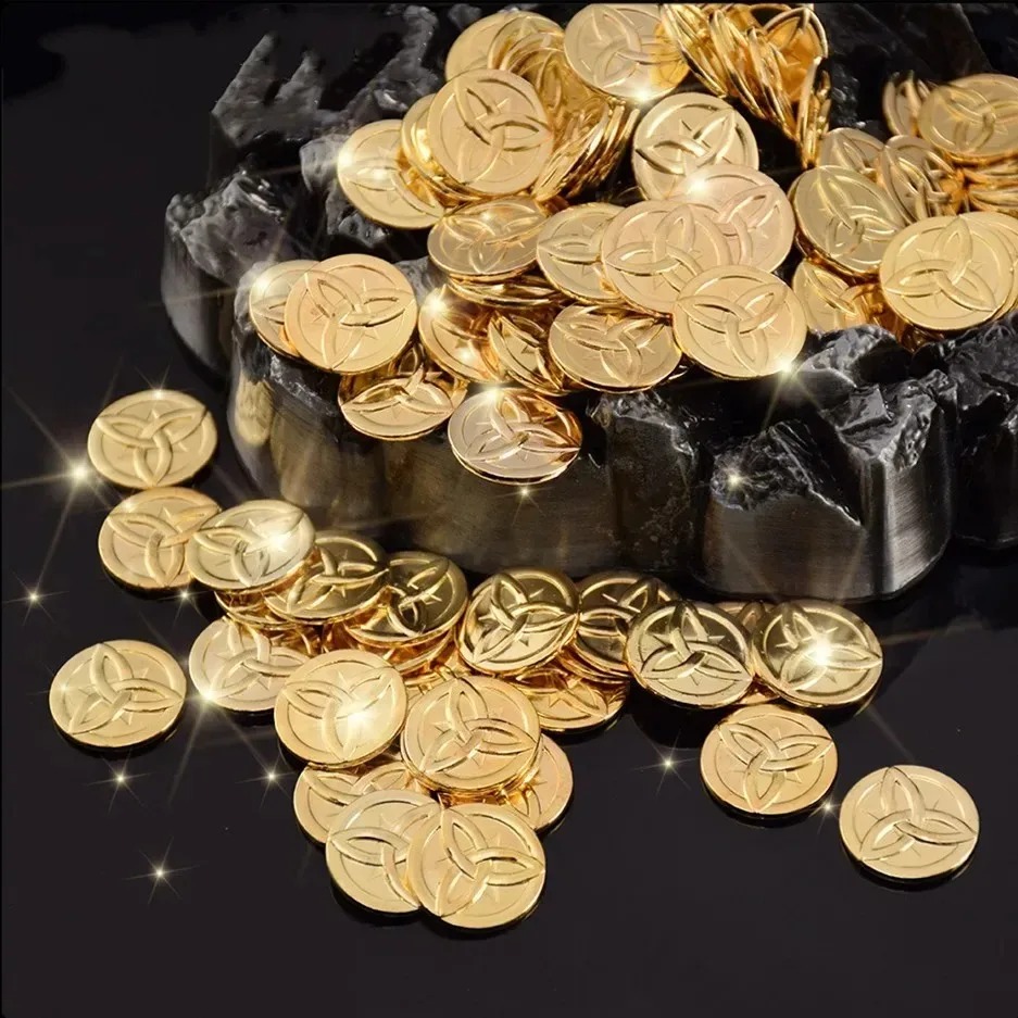 10Pcs Genshin Impact Zinc Allo - đánh giá và giá Arcade Game Coin