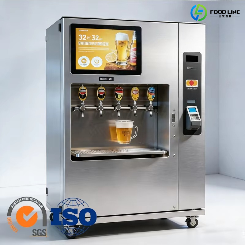 Self-Service Metal Beer Vendin - đánh giá và giá Popcorn Vending Machine