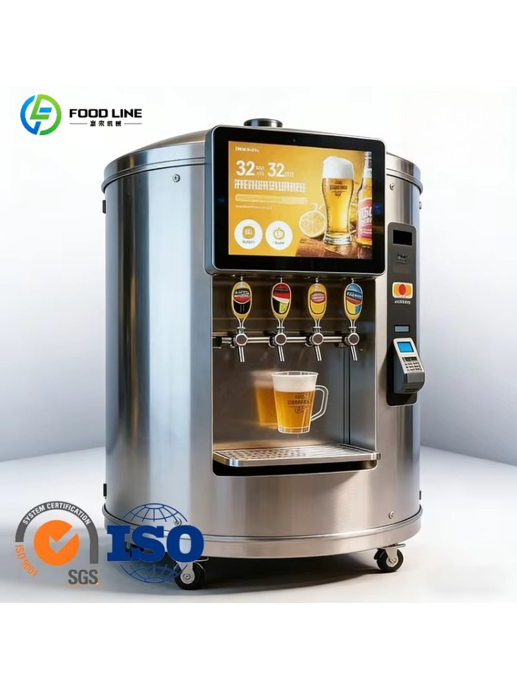 Self-Service Metal Beer Vendin - đánh giá và giá Popcorn Vending Machine