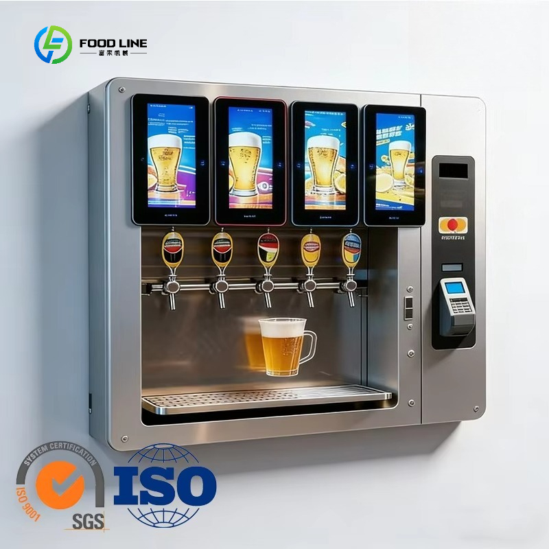 Self-Service Metal Beer Vendin - đánh giá và giá Popcorn Vending Machine