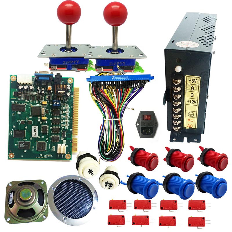 Cổ Điển JAMMA Chơi Game 60 Tro - đánh giá và giá Arcade Button Pcb