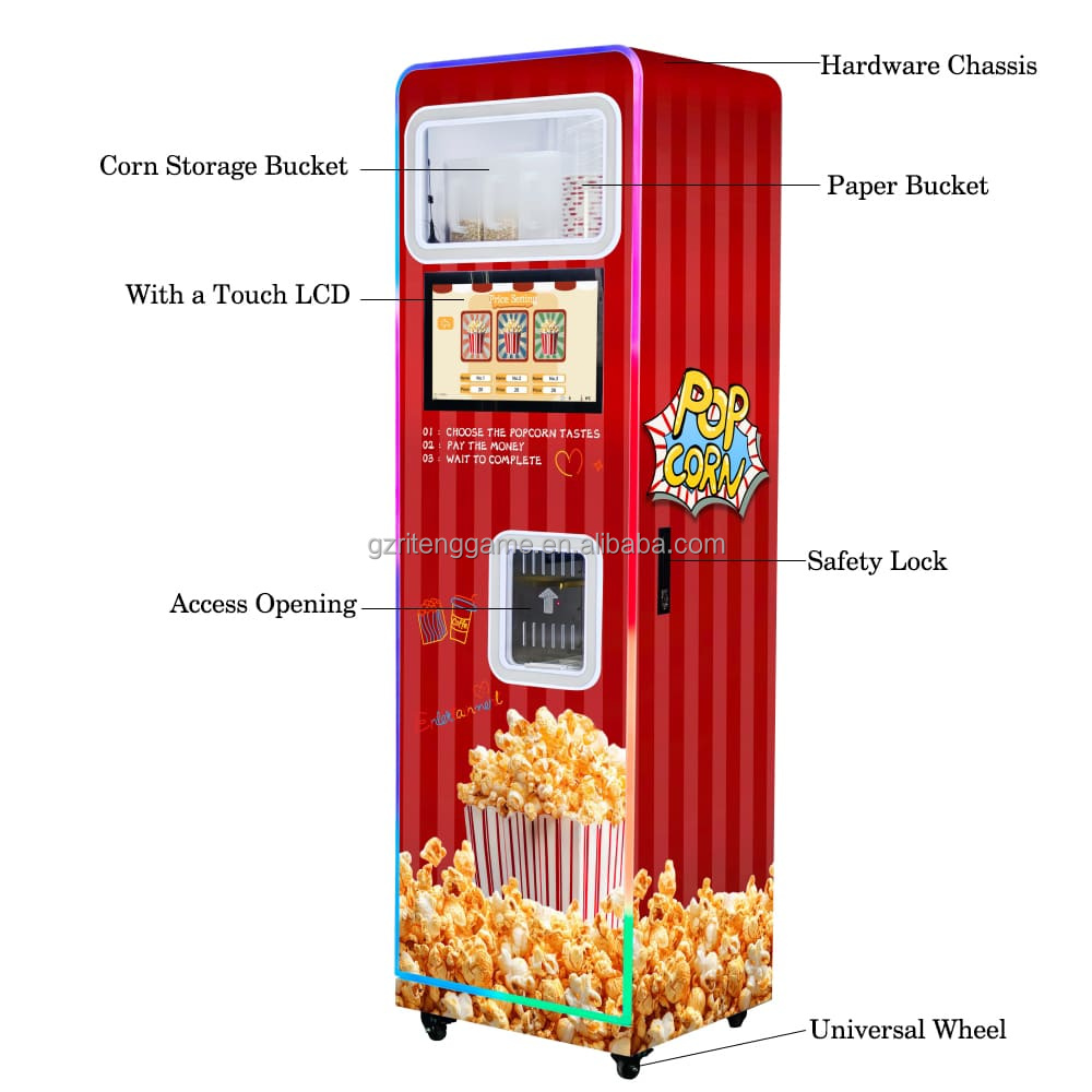 Professional Custom Commercial - đánh giá và giá Popcorn Vending Machine